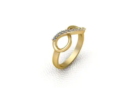 Infinity rings 3D print model purchase