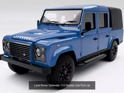 Land Rover Car Collection 3D Model Pack