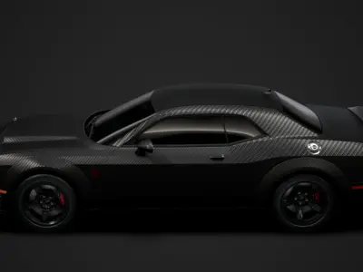 Dodge Challenger SRT Demon Carbon 2020 3D model