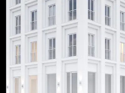 Modern building 6 3D model
