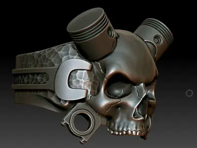 Motor Ring 3D print model