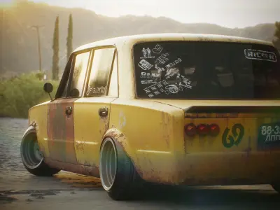 VAZ 2101 Rat 3D model