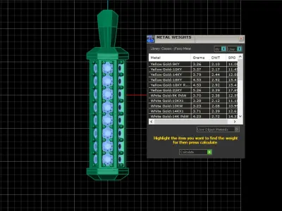 PAVE DESIGN DIAMOND PENDANT 3D PRINTABLE MODEL  3D print model