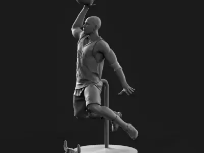  Micheal Jordan 3D Printable 3 3D print model