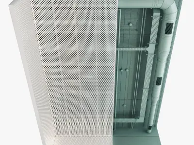 Decorative Ceiling Set 04 3D model