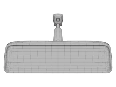 Rear View Mirror Low-poly 3D model