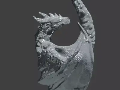 dragon 3D print model 6