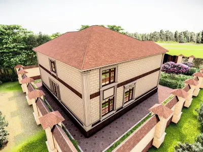 Classic house 3D model buy