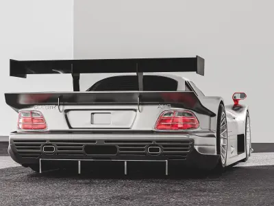 Mercedes-Benz AMG CLK GTRs 3D model