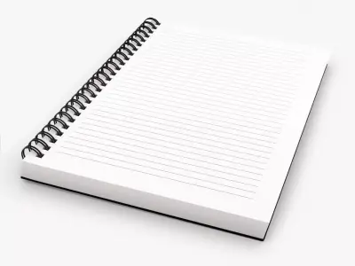 Notebook 001 3D model