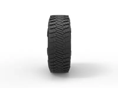 Wheel from Tesla Cybertruck 3D print model