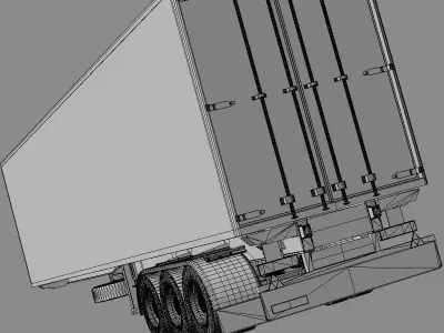 Refrigerated Trailer 3D model