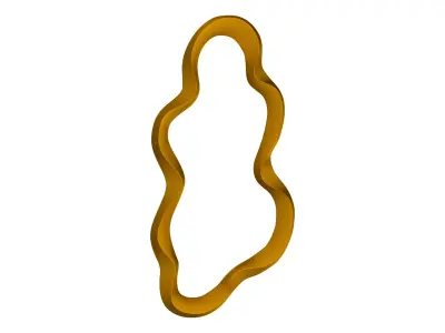 frame gold ring Free 3D model