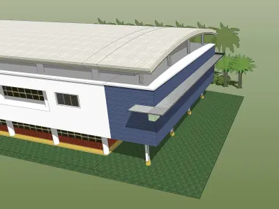 Office extension 3D model