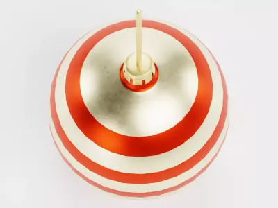 Christmas Ball Ornament V5 Low-poly 3D model