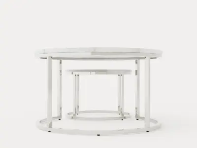 Carrie Satsbord Runt Low-poly 3D model