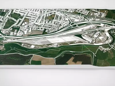 Eurotunnel Terminal Building Folkestone 3D model