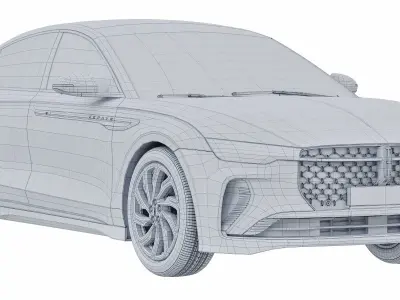 Lincoln Zephyr 3D model