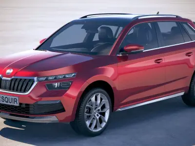 Skoda Kamiq 2020 3D model