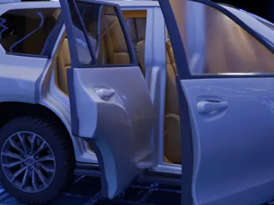 Toyota Land Cruiser Prado 3D model