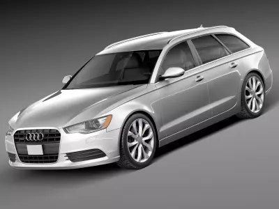  Audi A6 Avant USA 2012-2015 3D model
