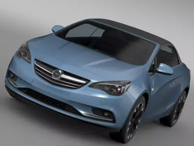 Opel Cascada Turbo 2017 3D model