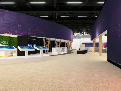 Hall exhibition 3D model