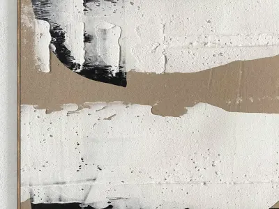 Plaster Two Photo Frame 297 Low-poly 3D model