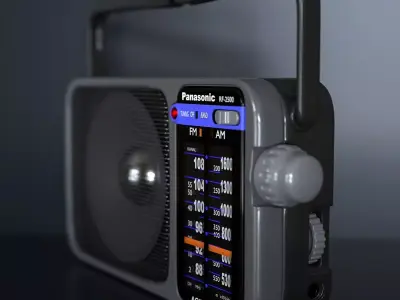 Brand portable receiver 7 3D model