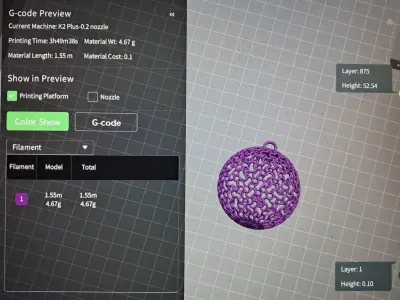 Christmas Decoration Ball 3D print model purchase