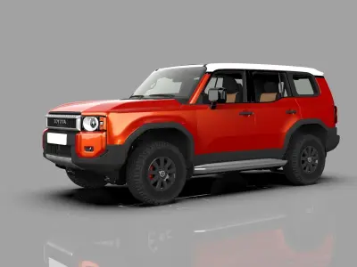 Toyota Land Cruiser LC250 2024 HQ interior 3D model