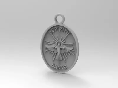 espiritu santo 3D print model
