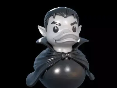 Dracula Rubber Duck 3D print model