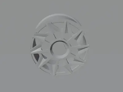 Rotifrom CVT Wheel Low-poly 3D model