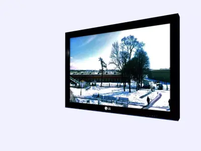 LG TV Free 3D model