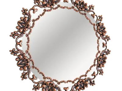 Ornamental Mirror 03 3D model