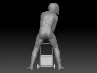 FORMULA ONE PIT STOP 2 3D print model