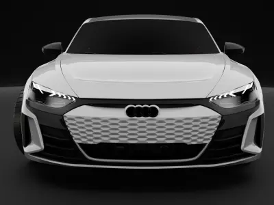 2022 Audi e-Tron GT  3D model