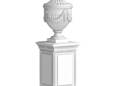 Classic outdoor Vase 3D model
