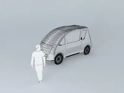 Small Concept Car Free 3D model