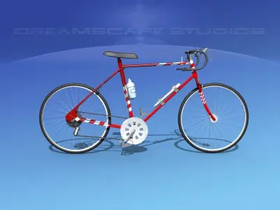Racing Bicycle 3D model
