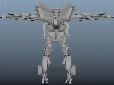 transformers Audi R8 3D model