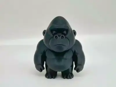 gorilla sculpture design decoration home 3D print model