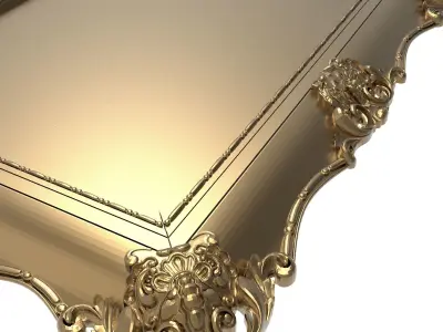 Carved Picture Frame 3D model 24