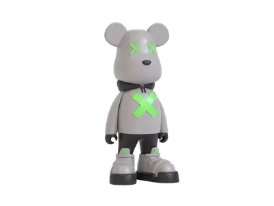 Luxury Big Bear Low-poly 3D model
