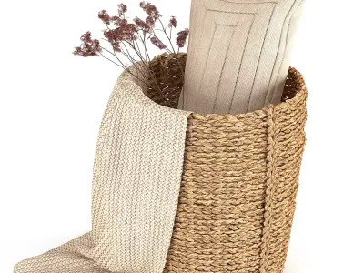 Decorative set 06 3D model purchase