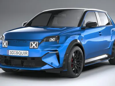 Alpine A290 GTS 2025 3D model