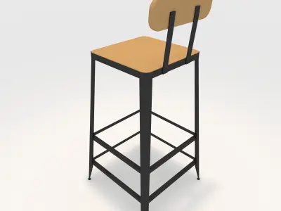 Bar Stool 2 3D model purchase