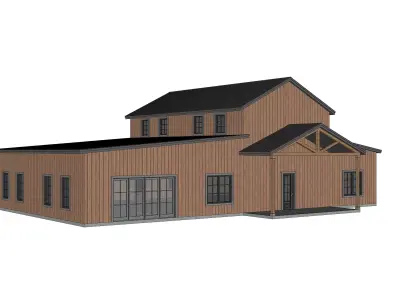 Barndominium House 084 -Archimple LLC 3D model