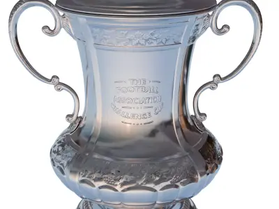 FA Cup trophy - The Football Association Challenge Cup trophy 3D model
